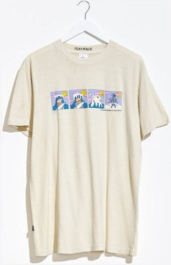 Misfit ballroom 50/50 tee - pigment bone grey