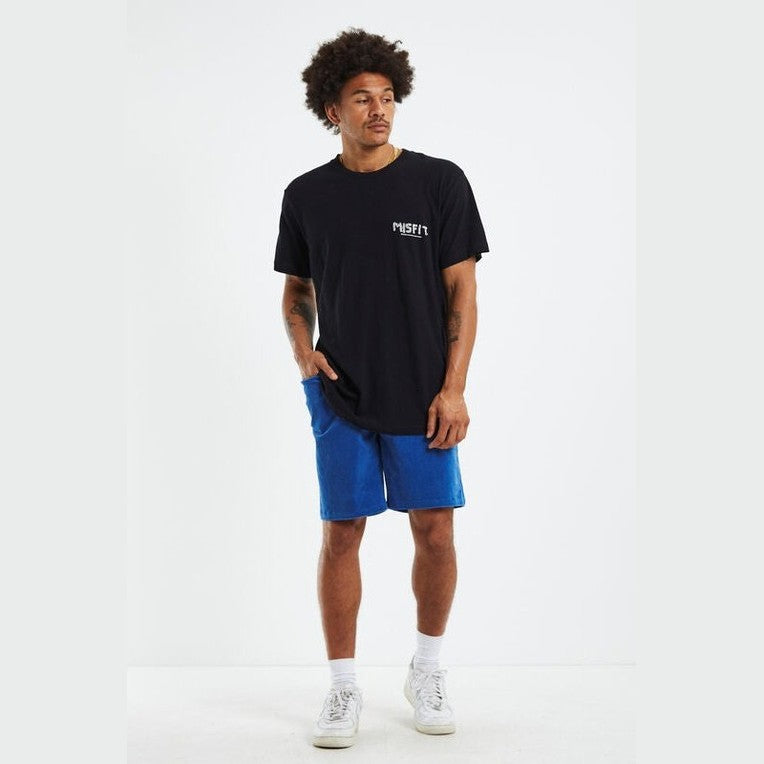 Misfit cord shorts - blue
