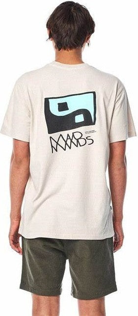 Misfit doicrow 50/50 tee - pigment washed grey