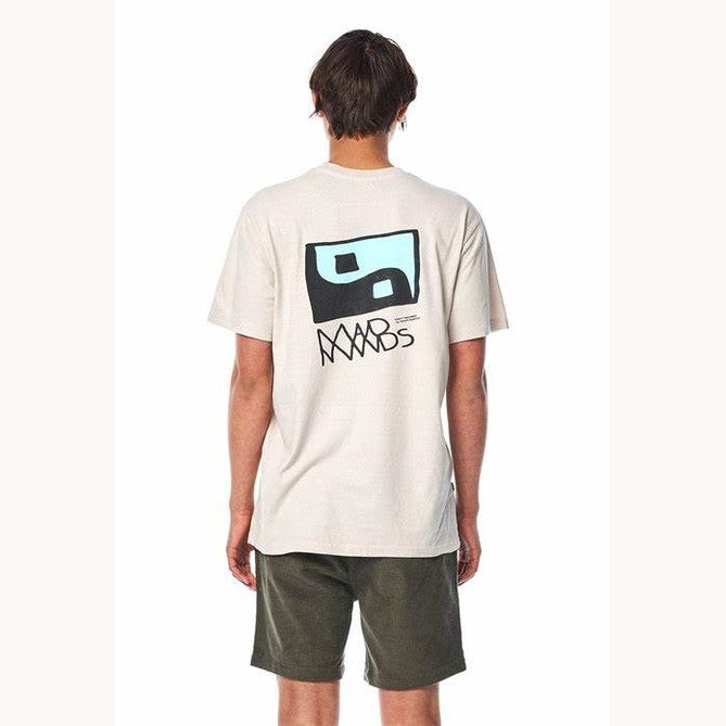 Misfit doicrow 50/50 tee - pigment washed grey