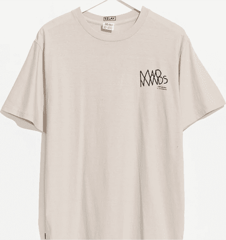 Misfit doicrow 50/50 tee - pigment washed grey