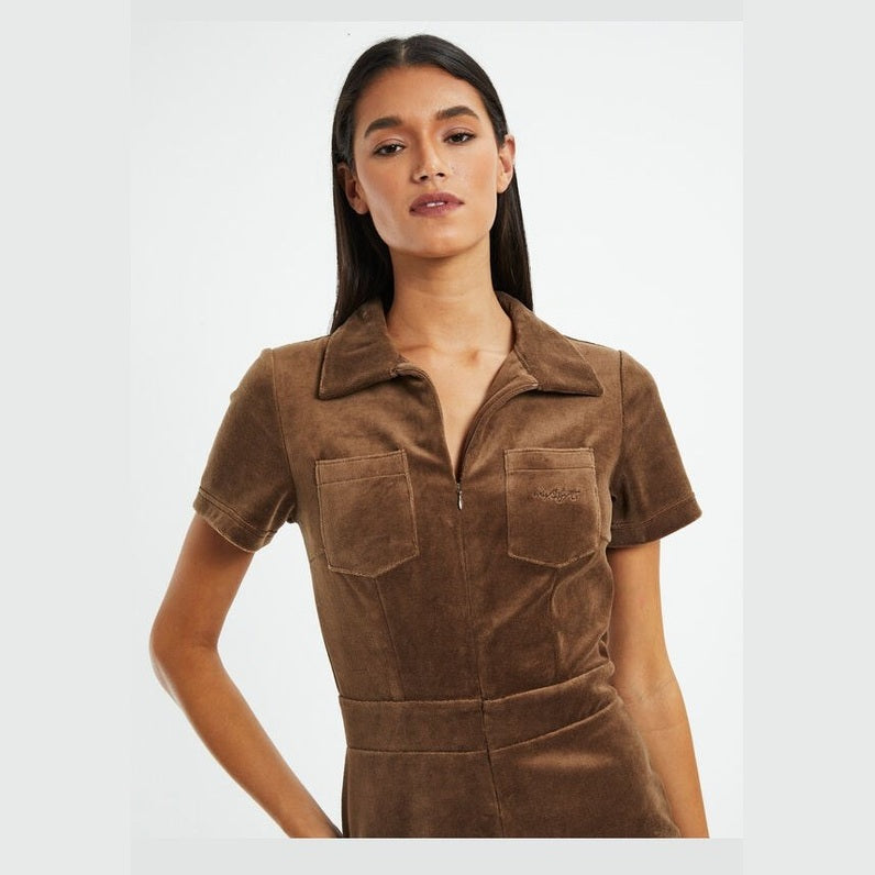 Misfit soleil playsuit - choc