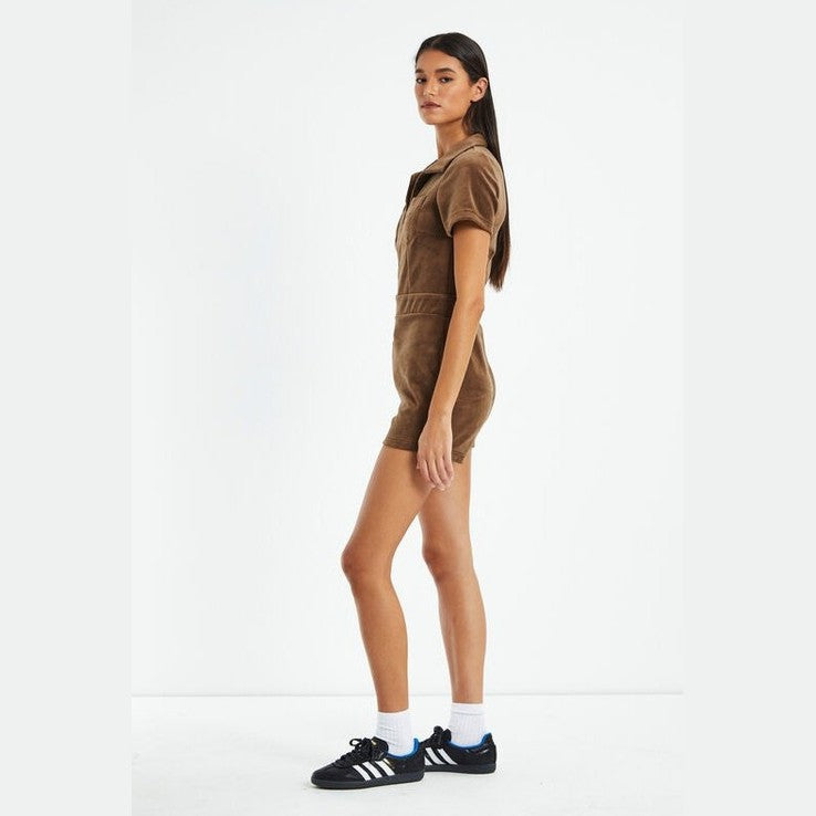 Misfit soleil playsuit - choc