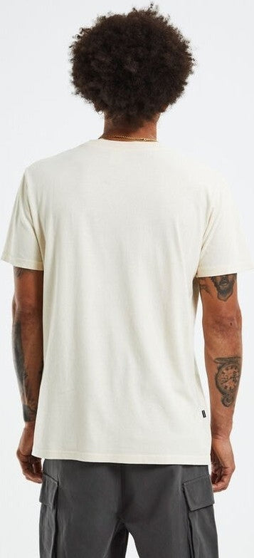 Misfit sun downer 50/50 ss tee - pigment chalk white