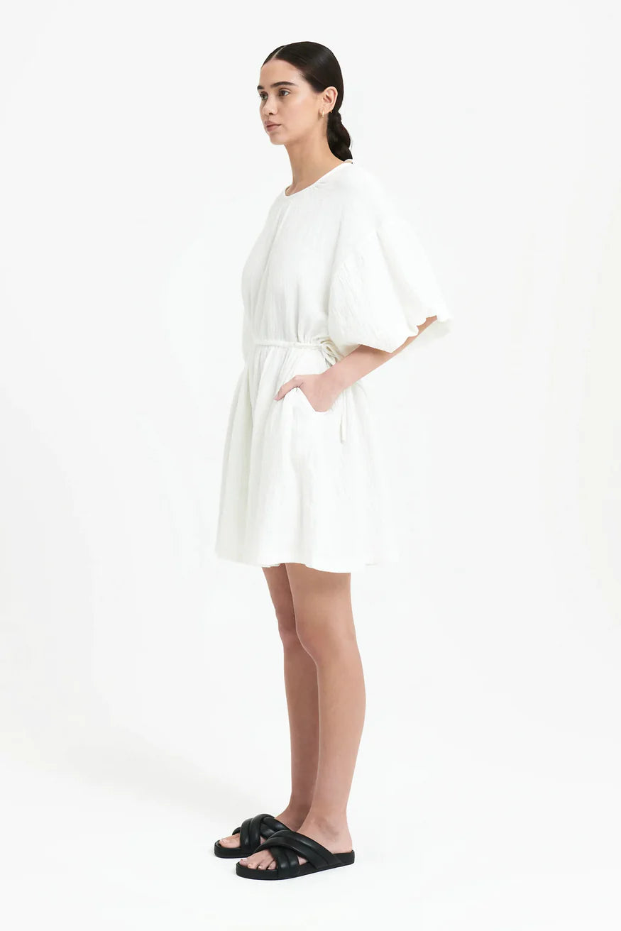 Nude lucy alto mini dress - white