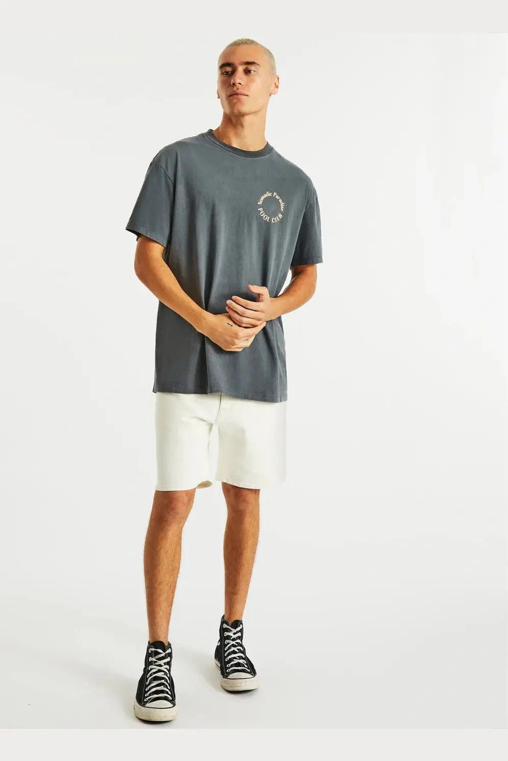 Nomadic paradise connected relaxed t-shirt - pigment asphalt