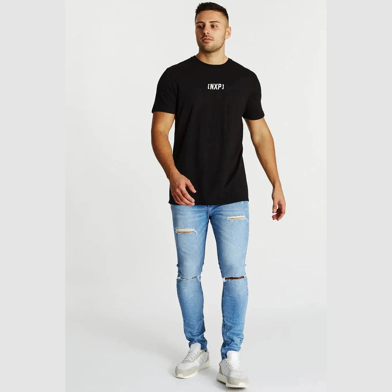 Nxp rundown cape back tee