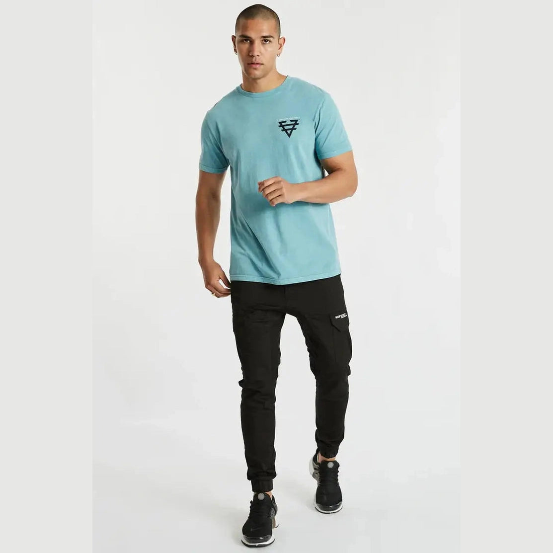 Nxp undivided cape back tee - pigment cameo