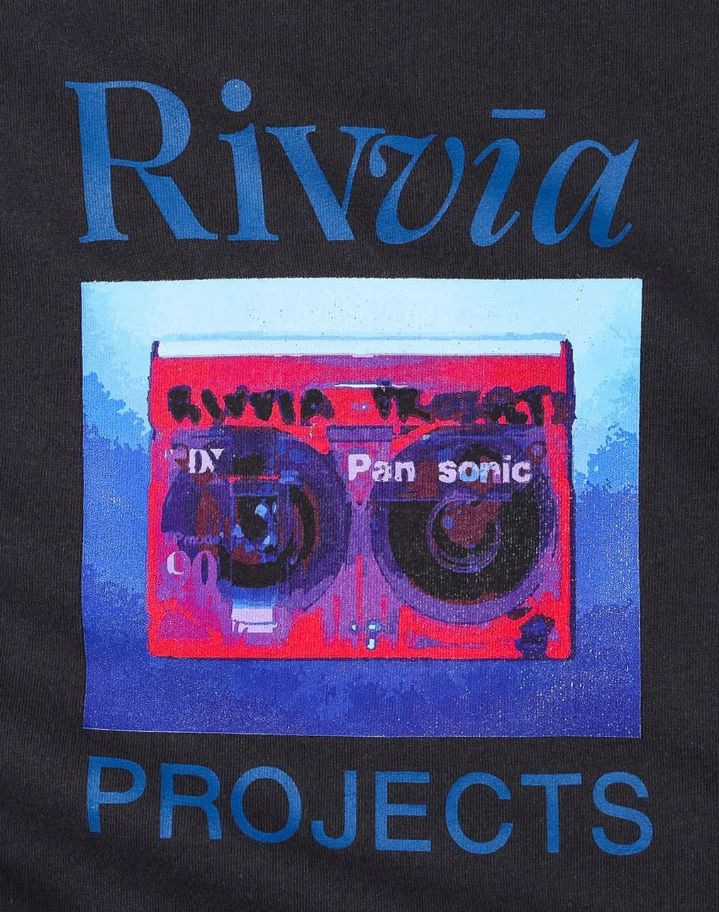 RIVVIA Casette t-shirt - Pigment black