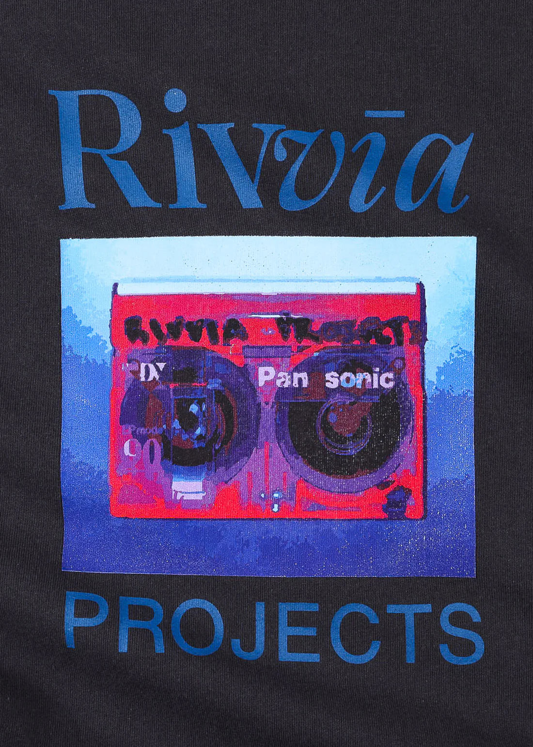 RIVVIA Casette t-shirt - Pigment black