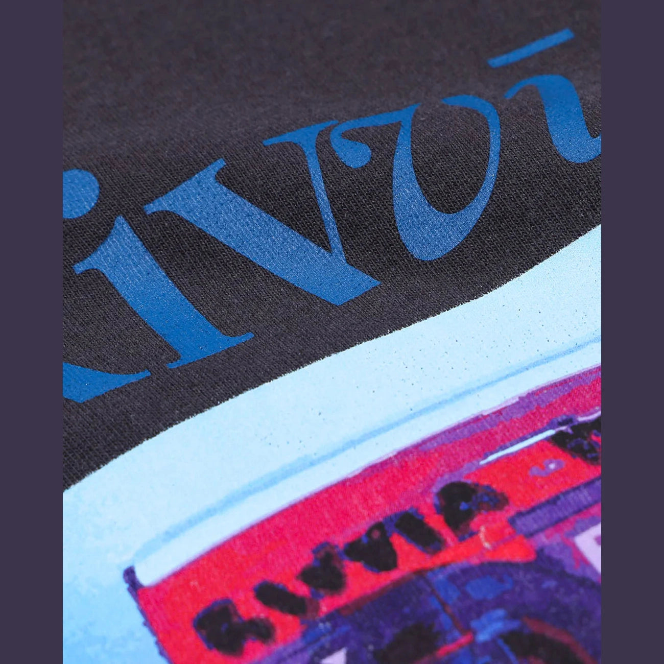 RIVVIA Casette t-shirt - Pigment black
