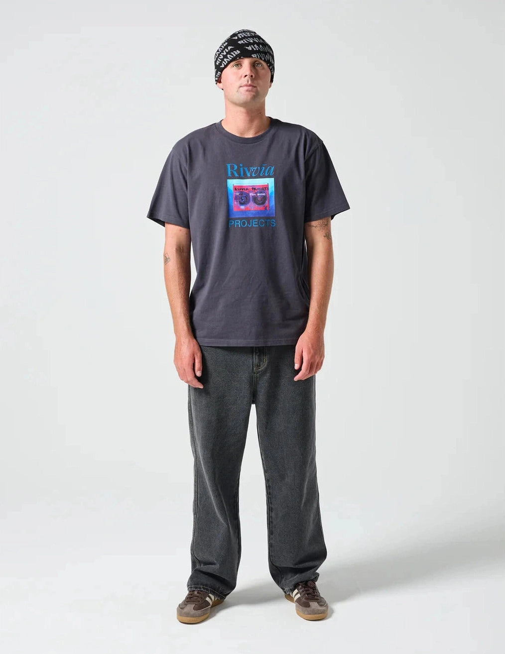 RIVVIA Casette t-shirt - Pigment black
