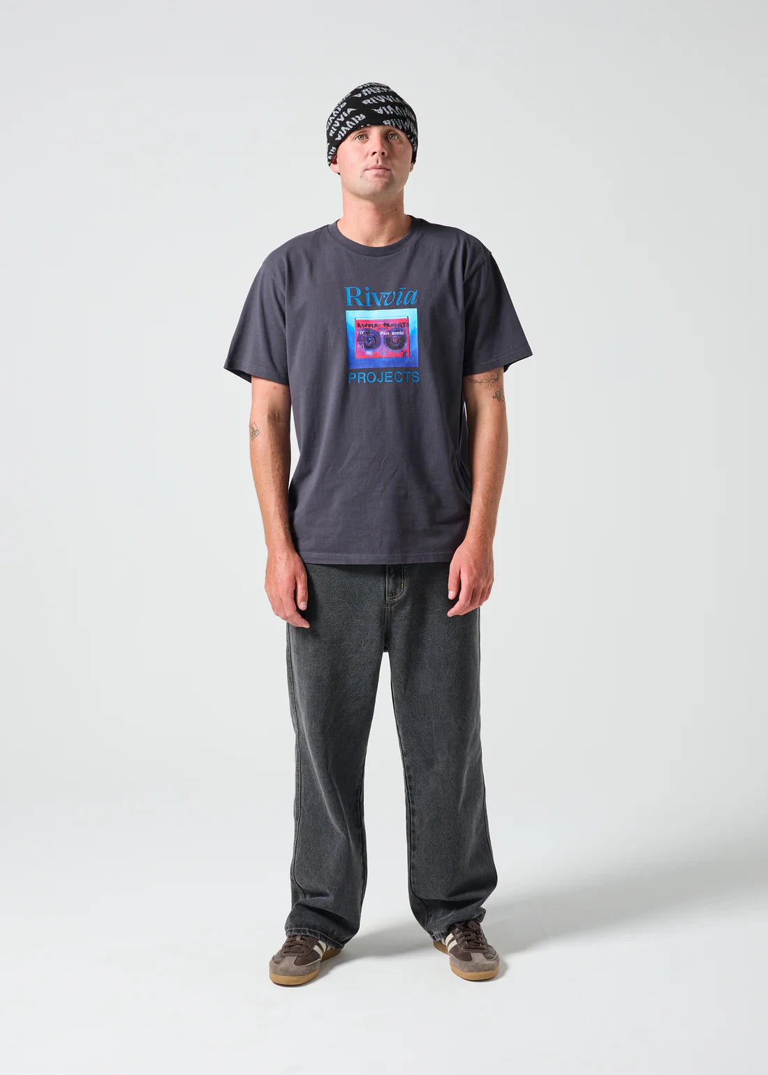 RIVVIA Casette t-shirt - Pigment black