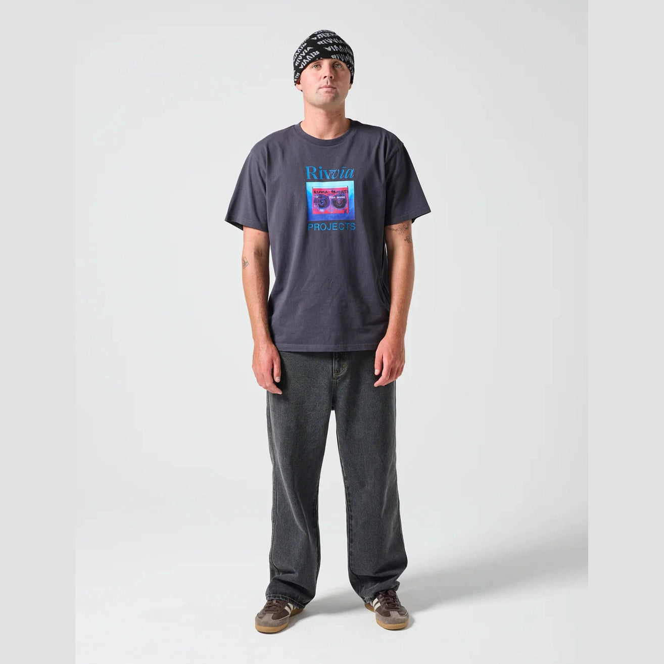 RIVVIA Casette t-shirt - Pigment black