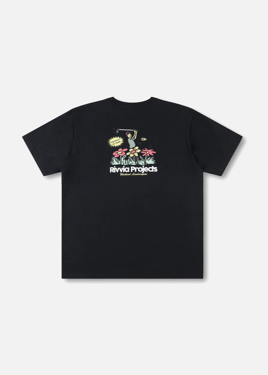 RIVVIA Weekend landscapers t-shirt - Black