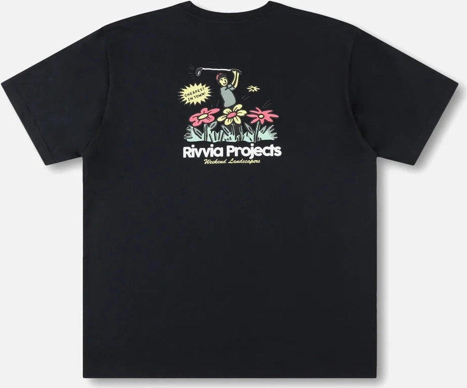 RIVVIA Weekend landscapers t-shirt - Black