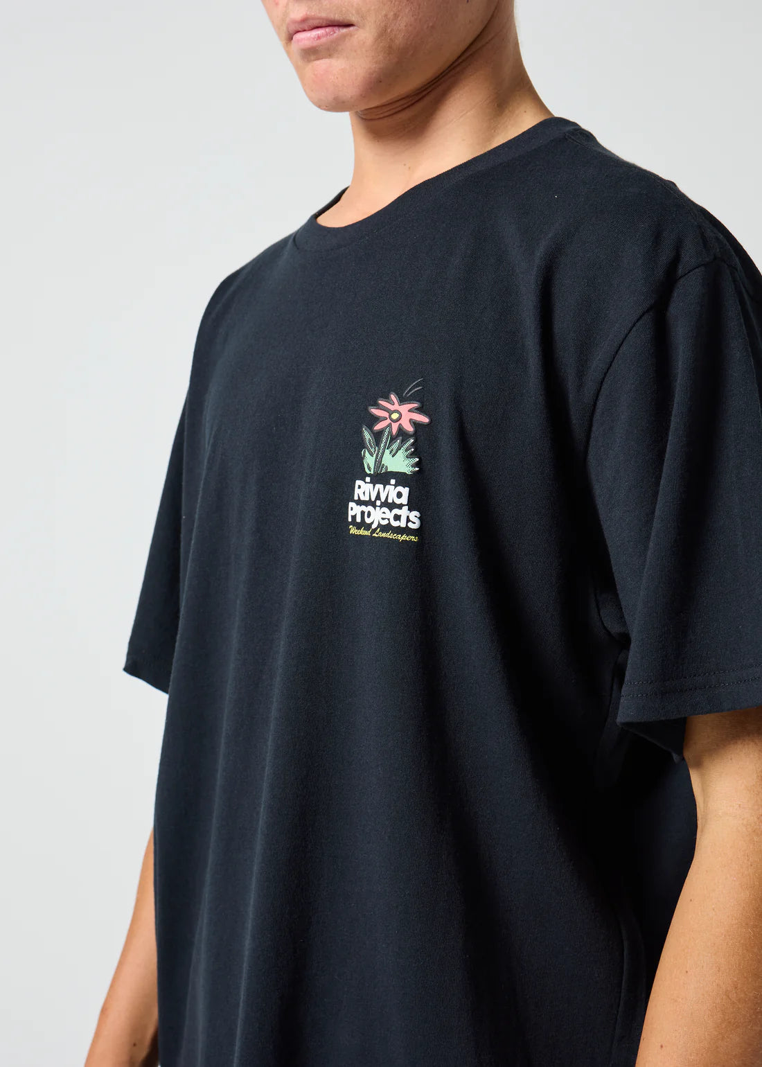 RIVVIA Weekend landscapers t-shirt - Black