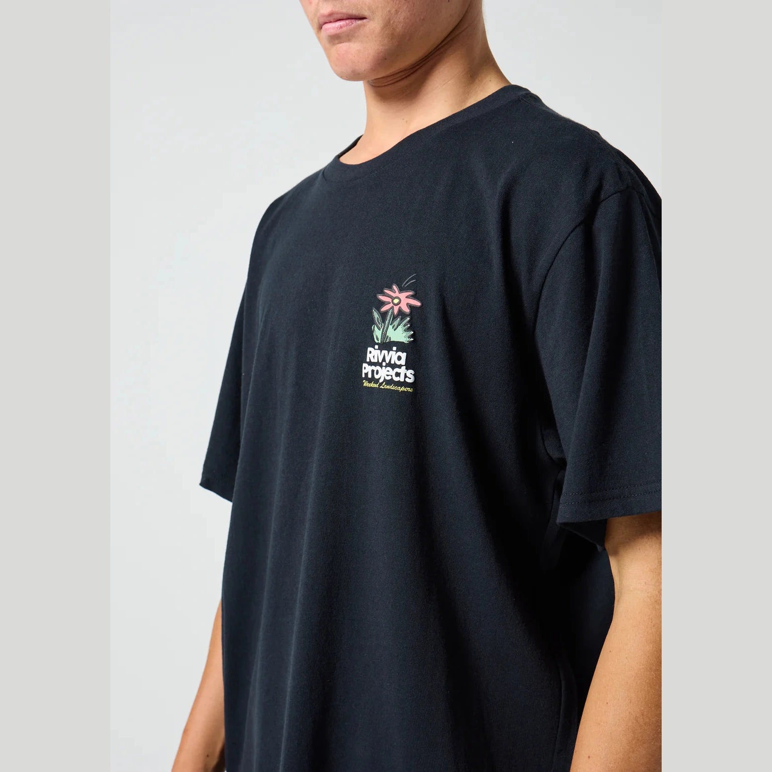 RIVVIA Weekend landscapers t-shirt - Black