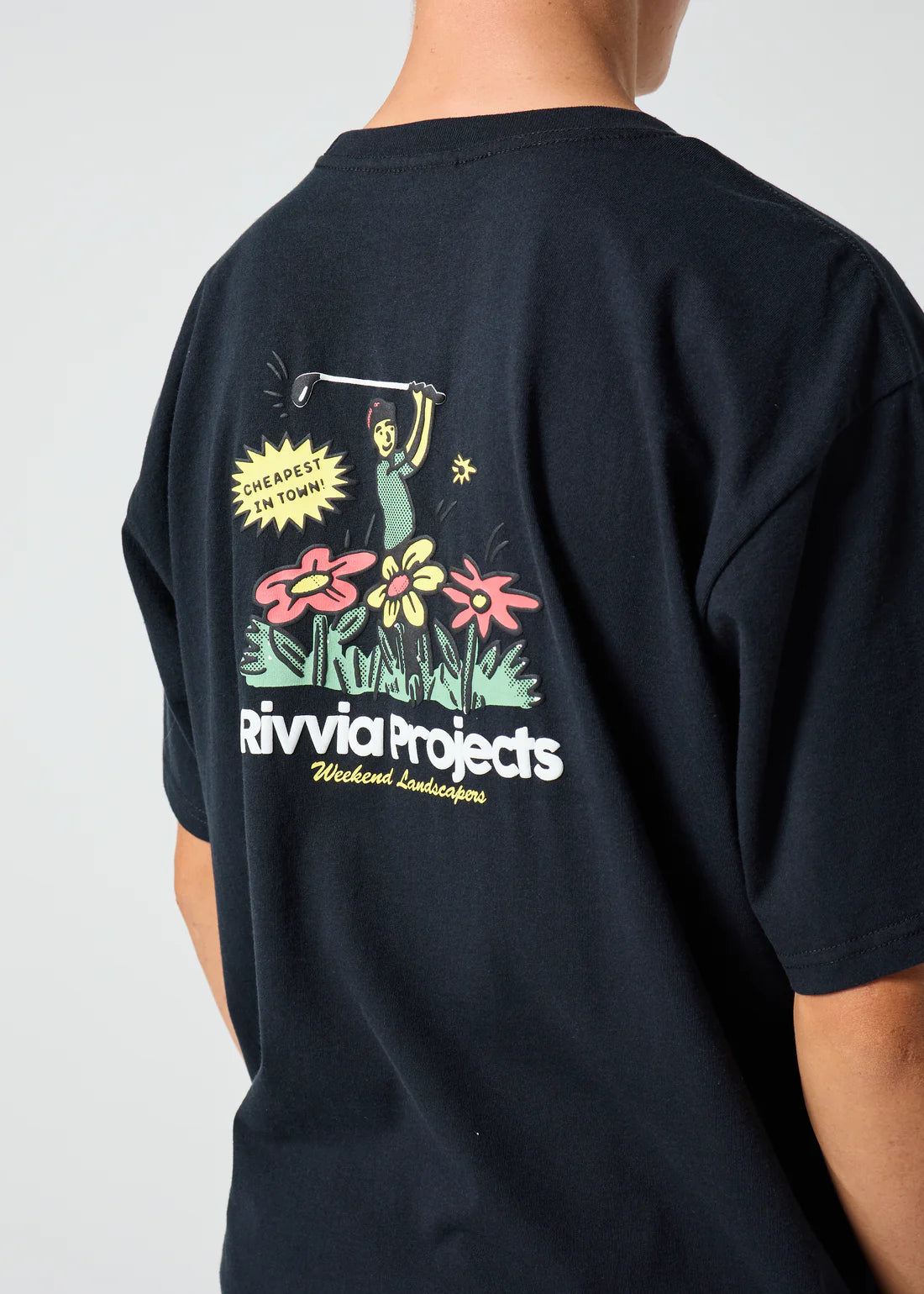 RIVVIA Weekend landscapers t-shirt - Black
