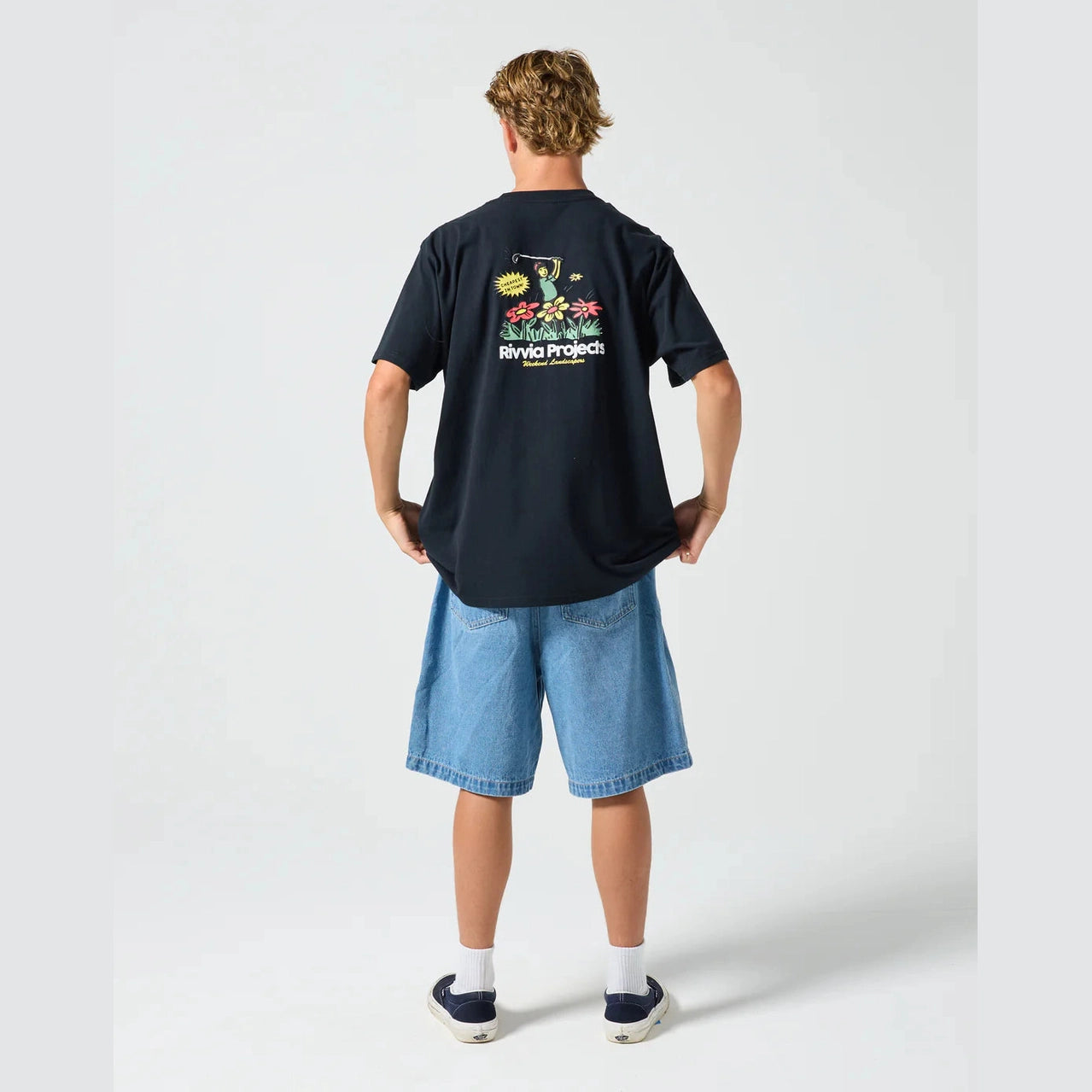 RIVVIA Weekend landscapers t-shirt - Black