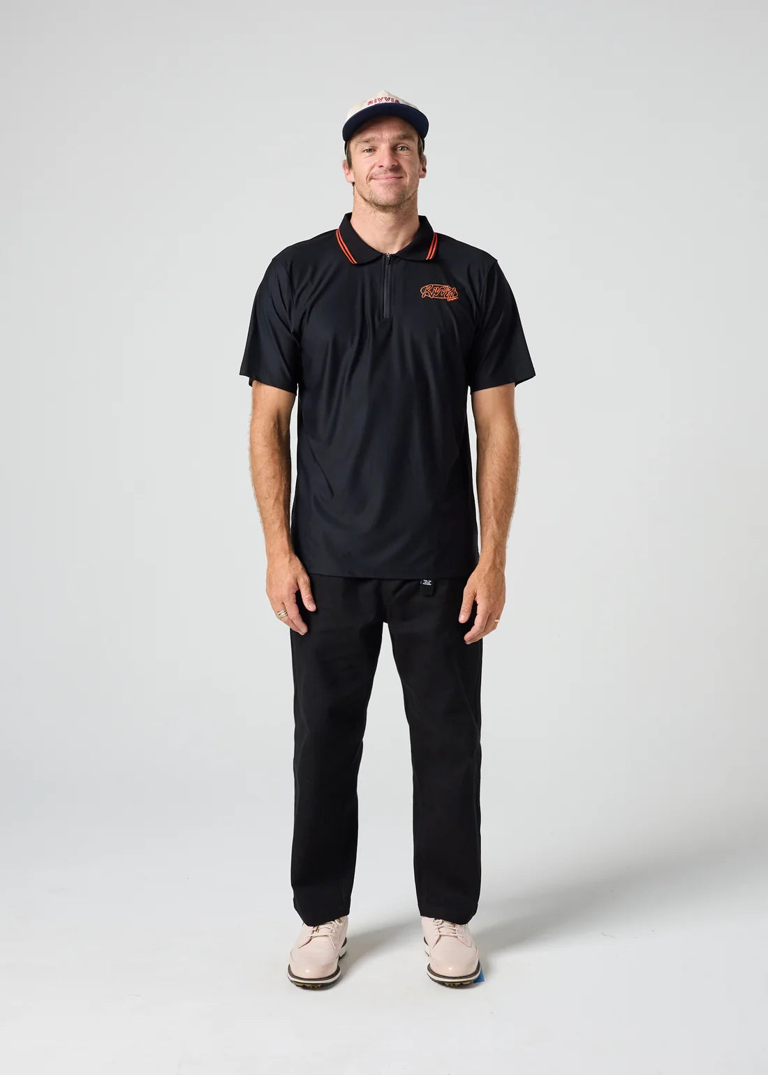 RIVVIA PROJECTS Oval graf polo - Black
