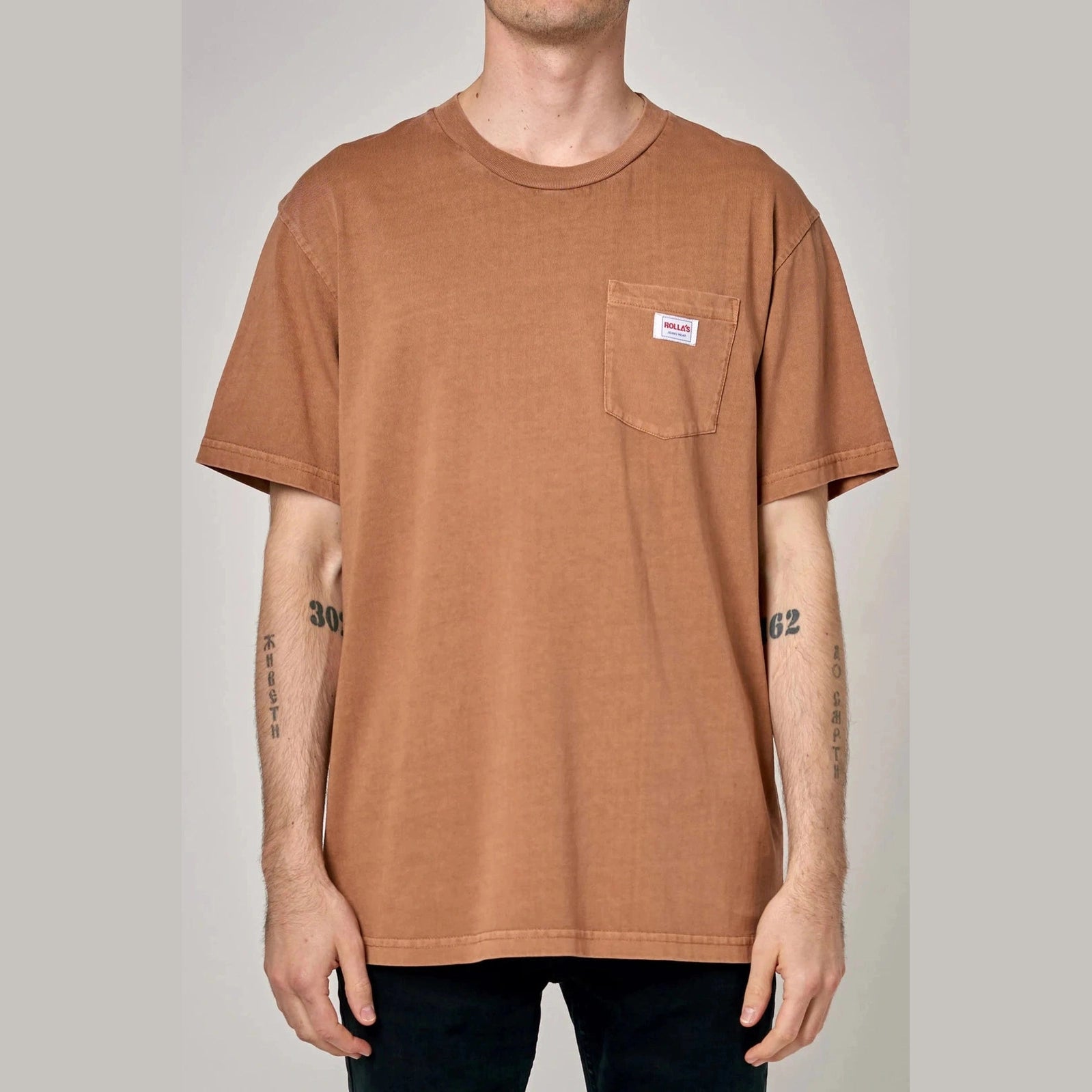 ROLLA'S - Trade Pocket Tee - Wood
