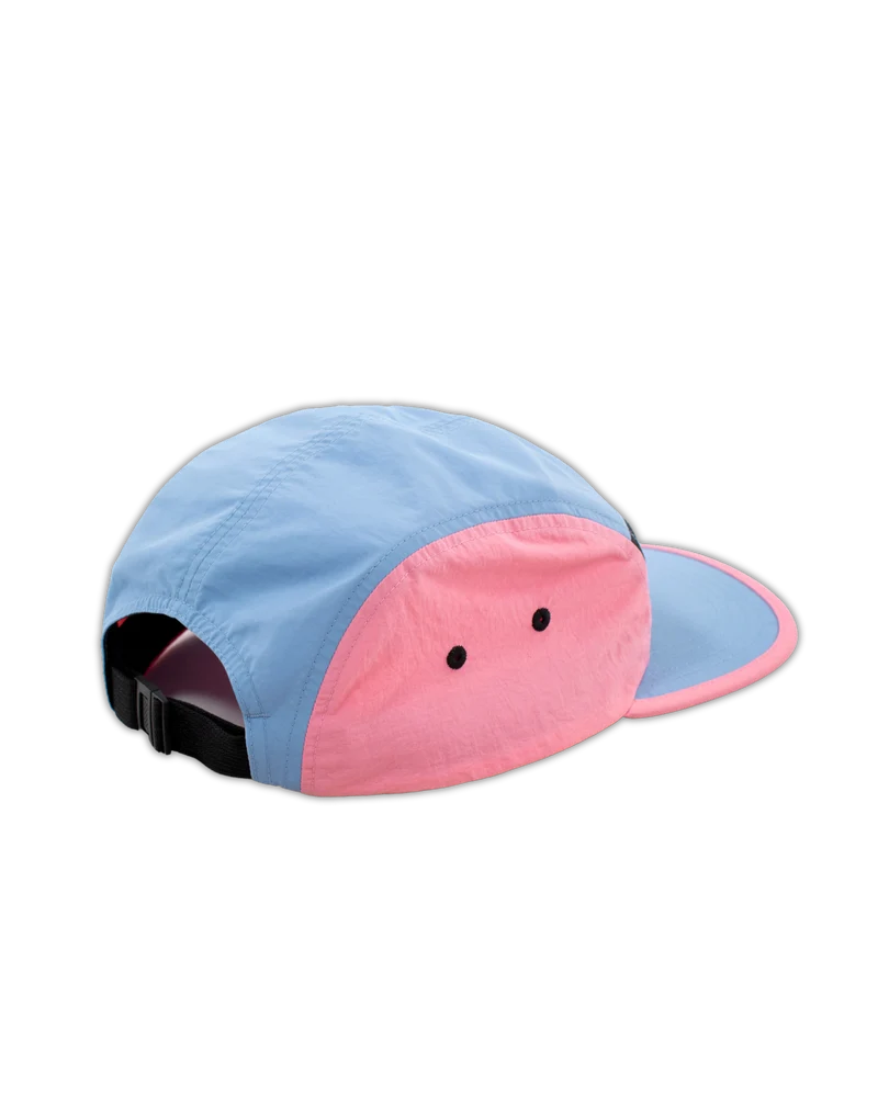 WNDRR Rothman 5 panel cap - Black/pink/blue