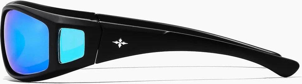 Ritual Vision Dragster Matte Black/Blue Mirror Polarised Lenses