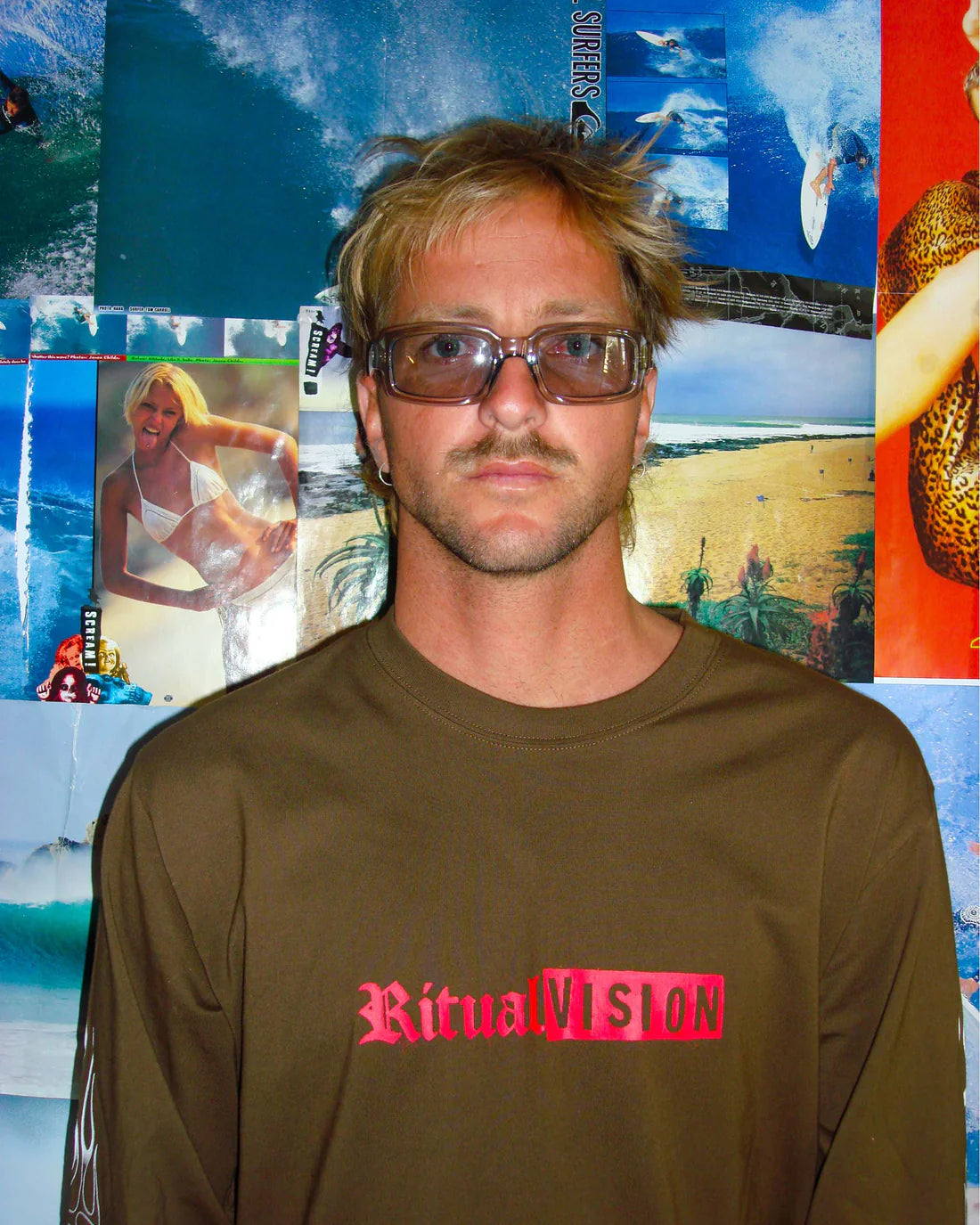 Ritual Vision Interceptor Sunglasses Crystal Smoke/Mid Grey Lenses