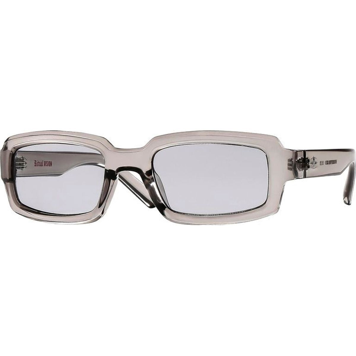 Ritual Vision Interceptor Sunglasses Crystal Smoke/Mid Grey Lenses