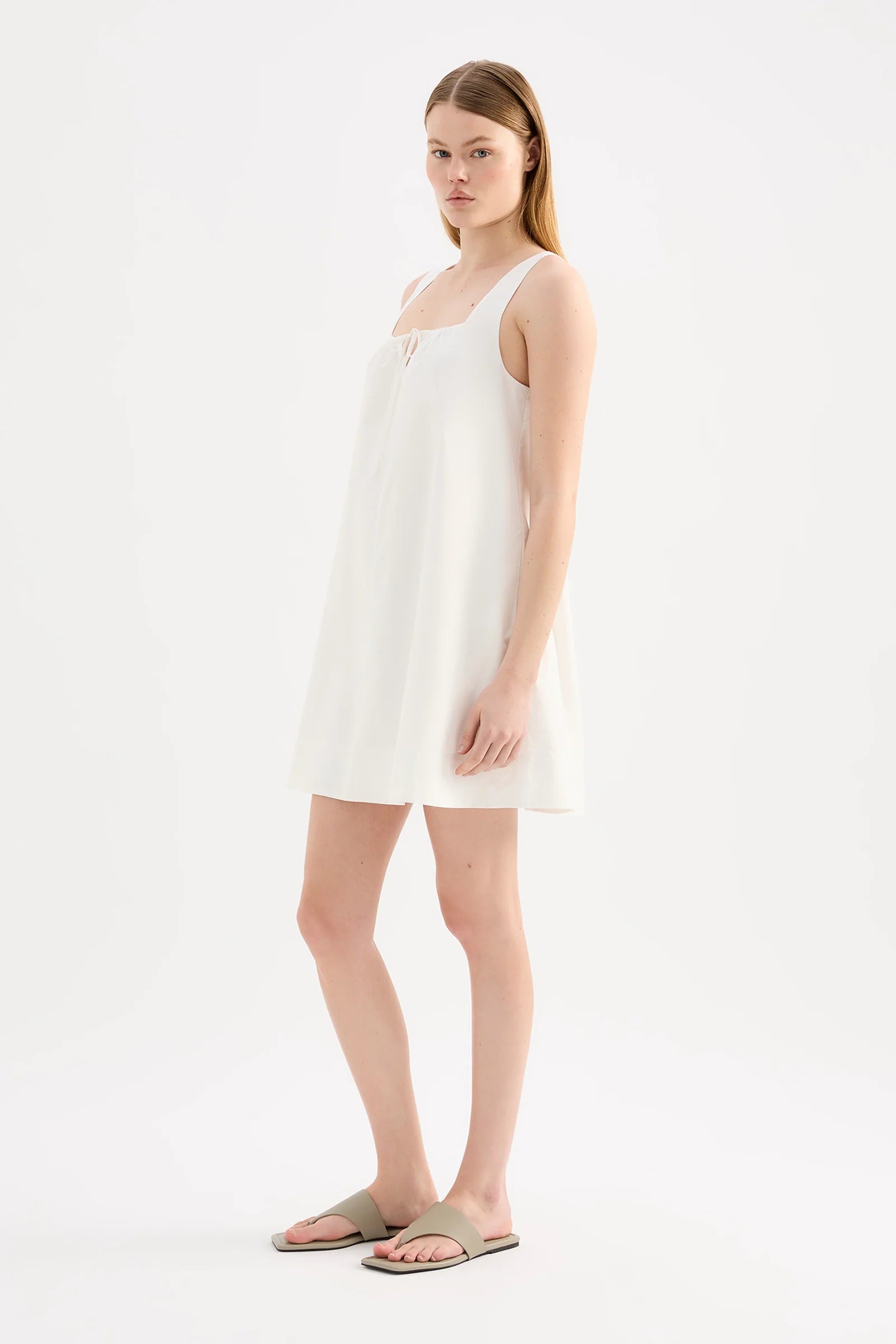 NUDE LUCY Alexis mini dress - White