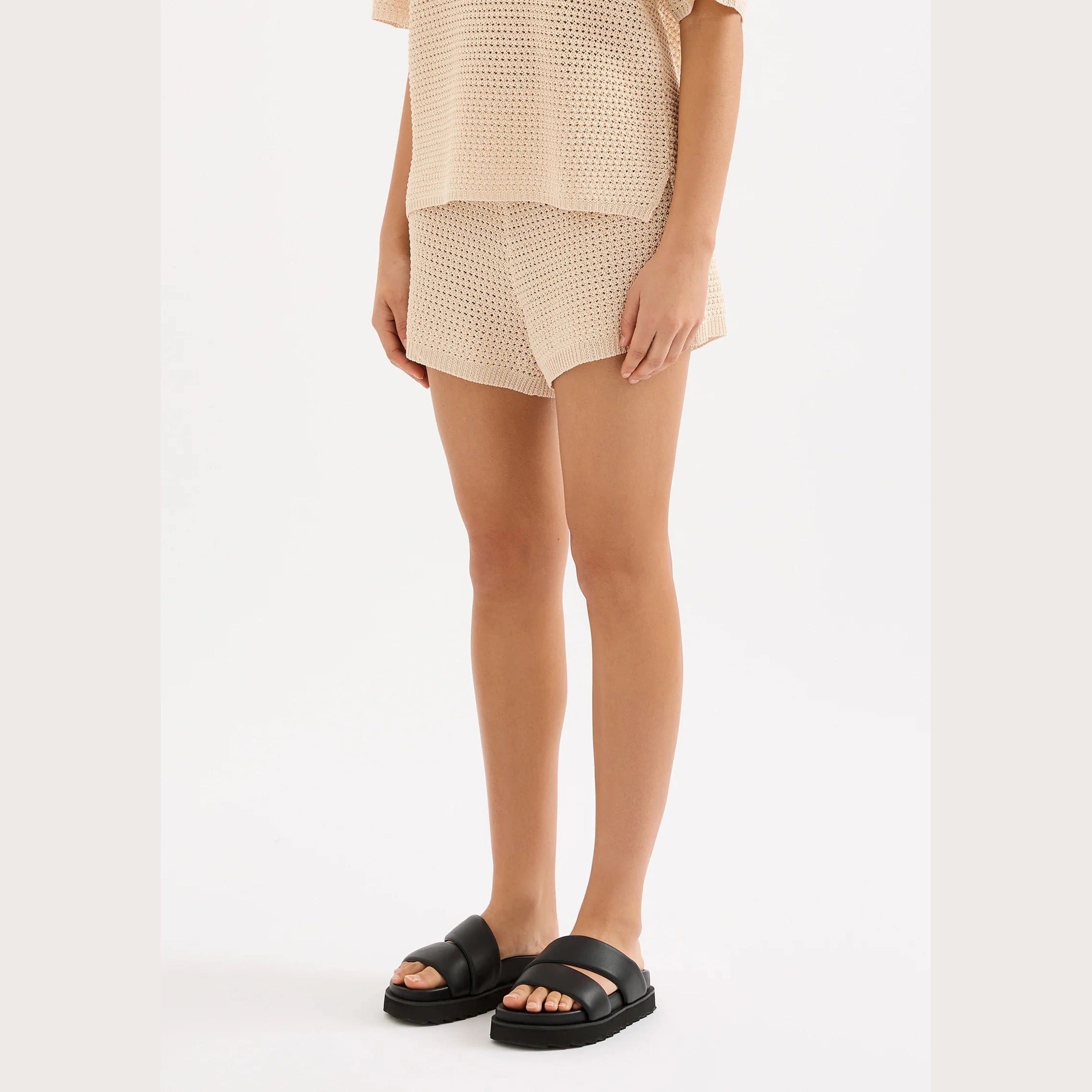 NUDE LUCY sawyer crochet short - cream