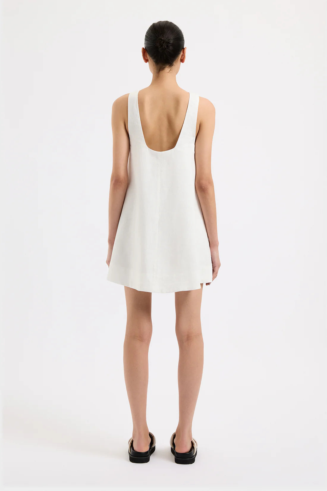 NUDE LUCY Nemi linen dress - White