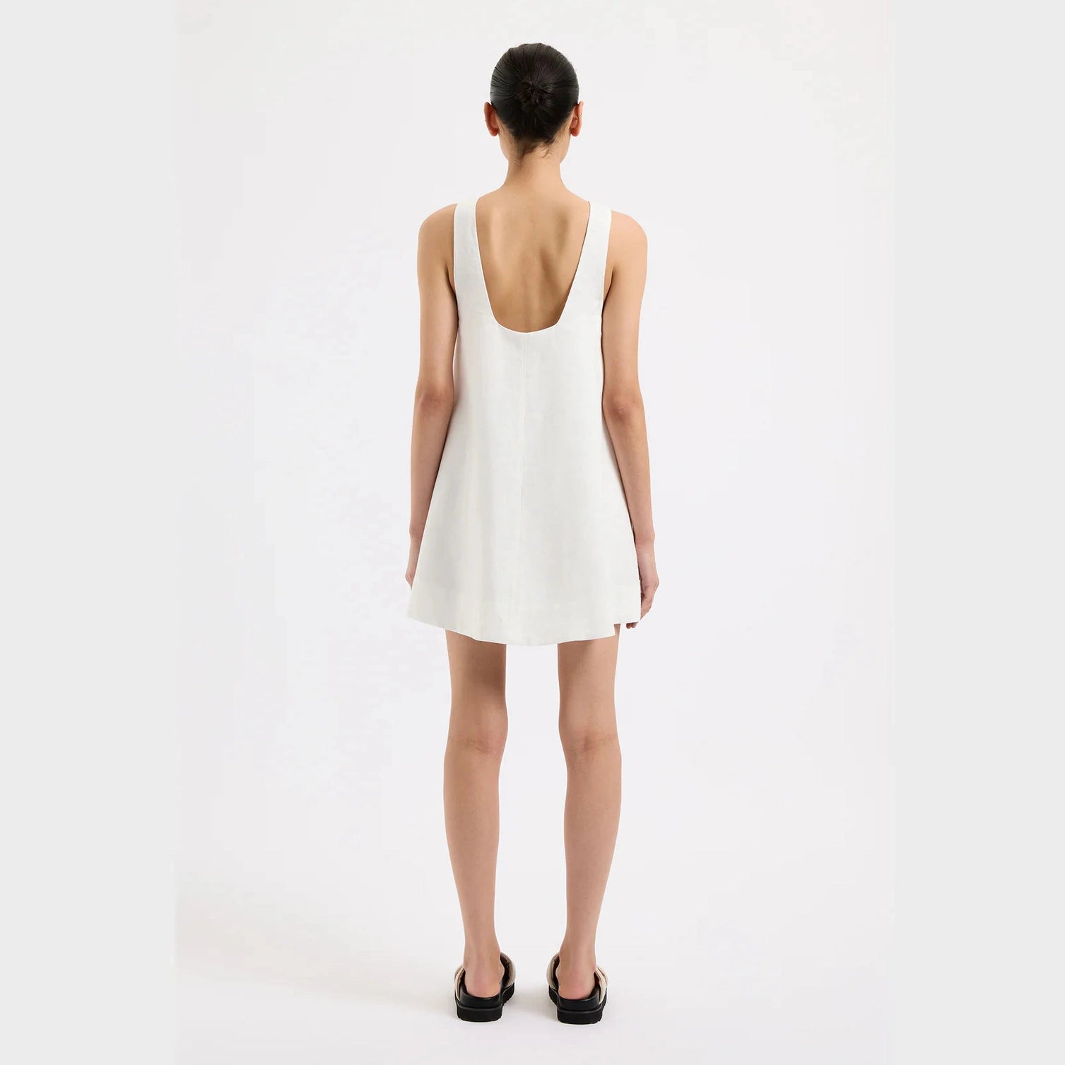 NUDE LUCY Nemi linen dress - White