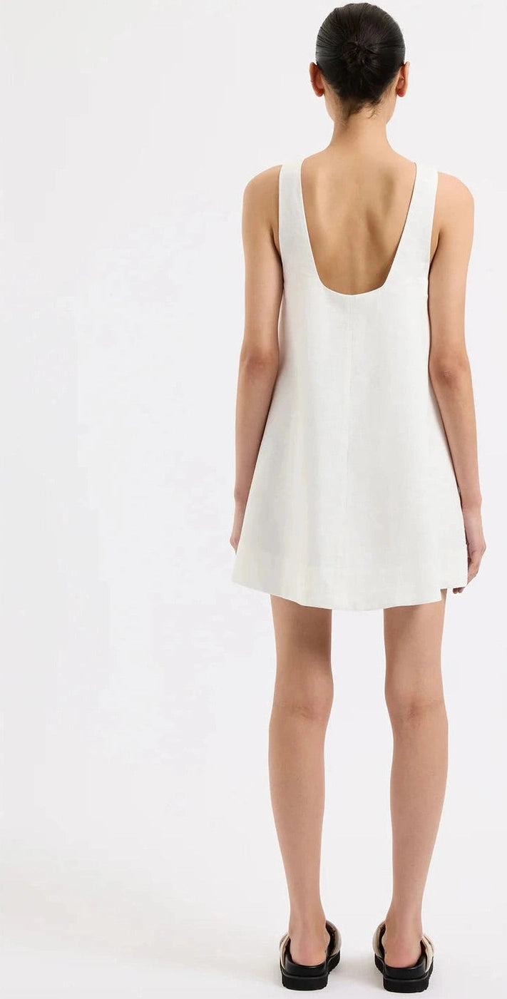 NUDE LUCY Nemi linen dress - White