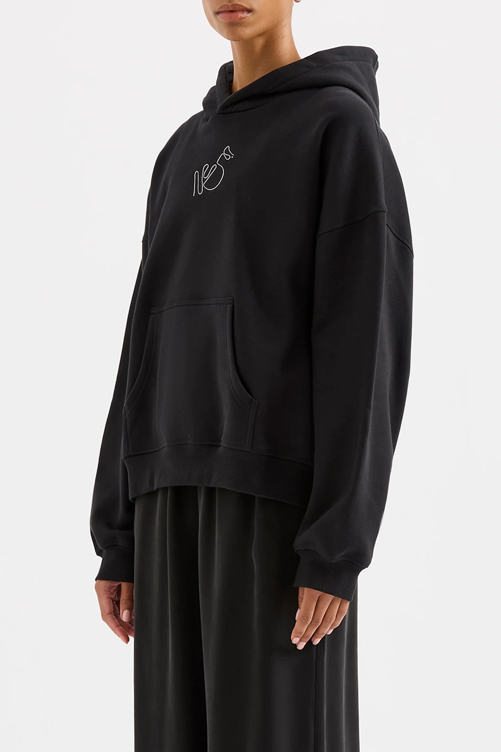 NUDE LUCY Nude signature hoodie - Black