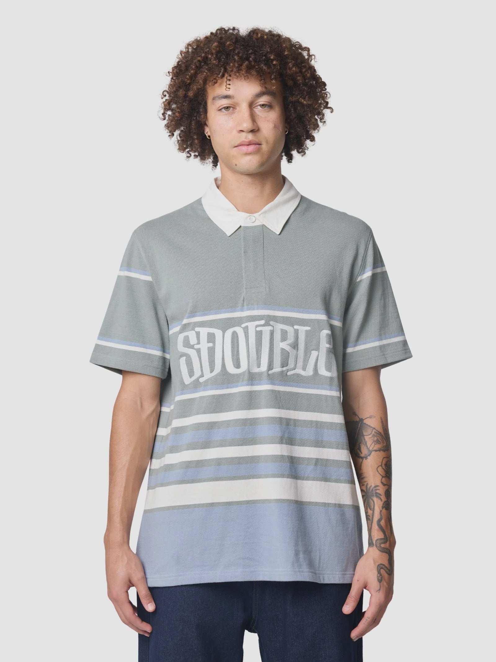 S-Double Rugby Polo Shirt Seagrass
