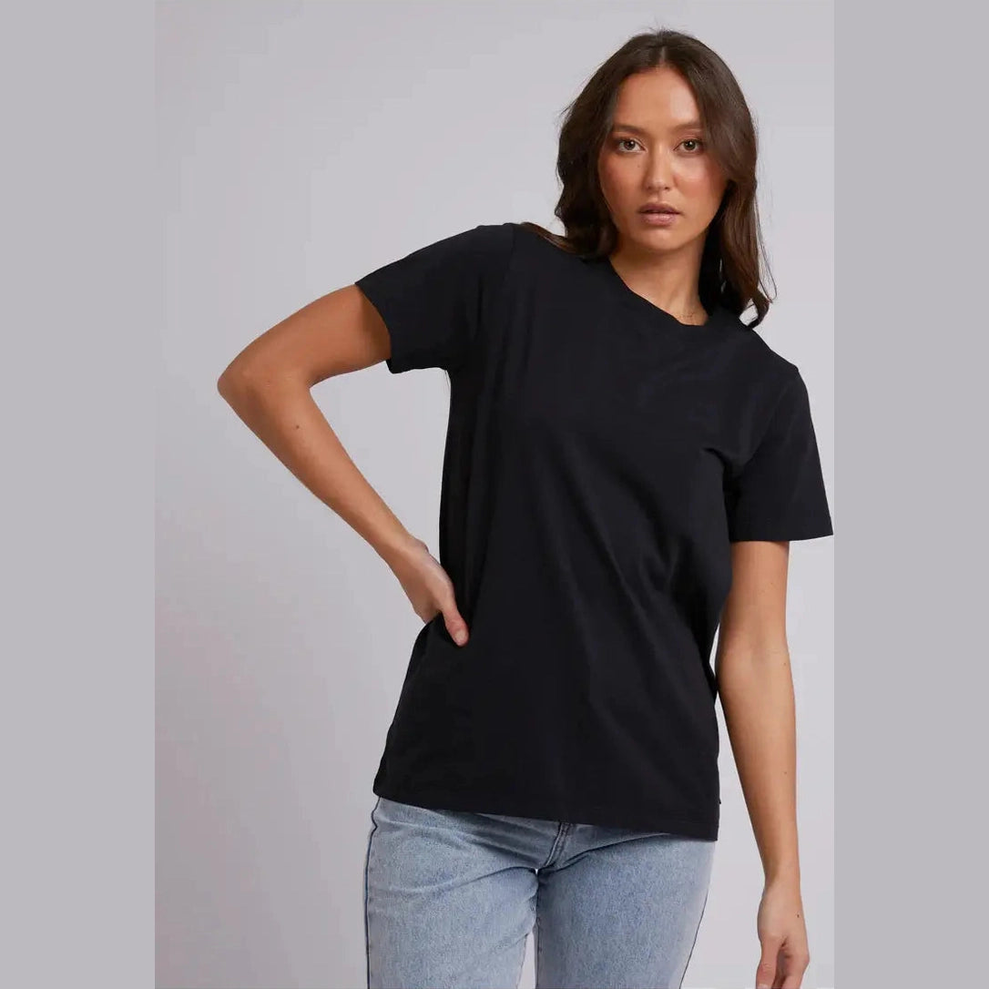 SILENT THEORY Layering tee - Black