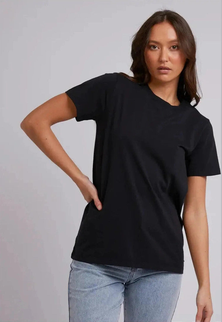 SILENT THEORY Layering tee - Black