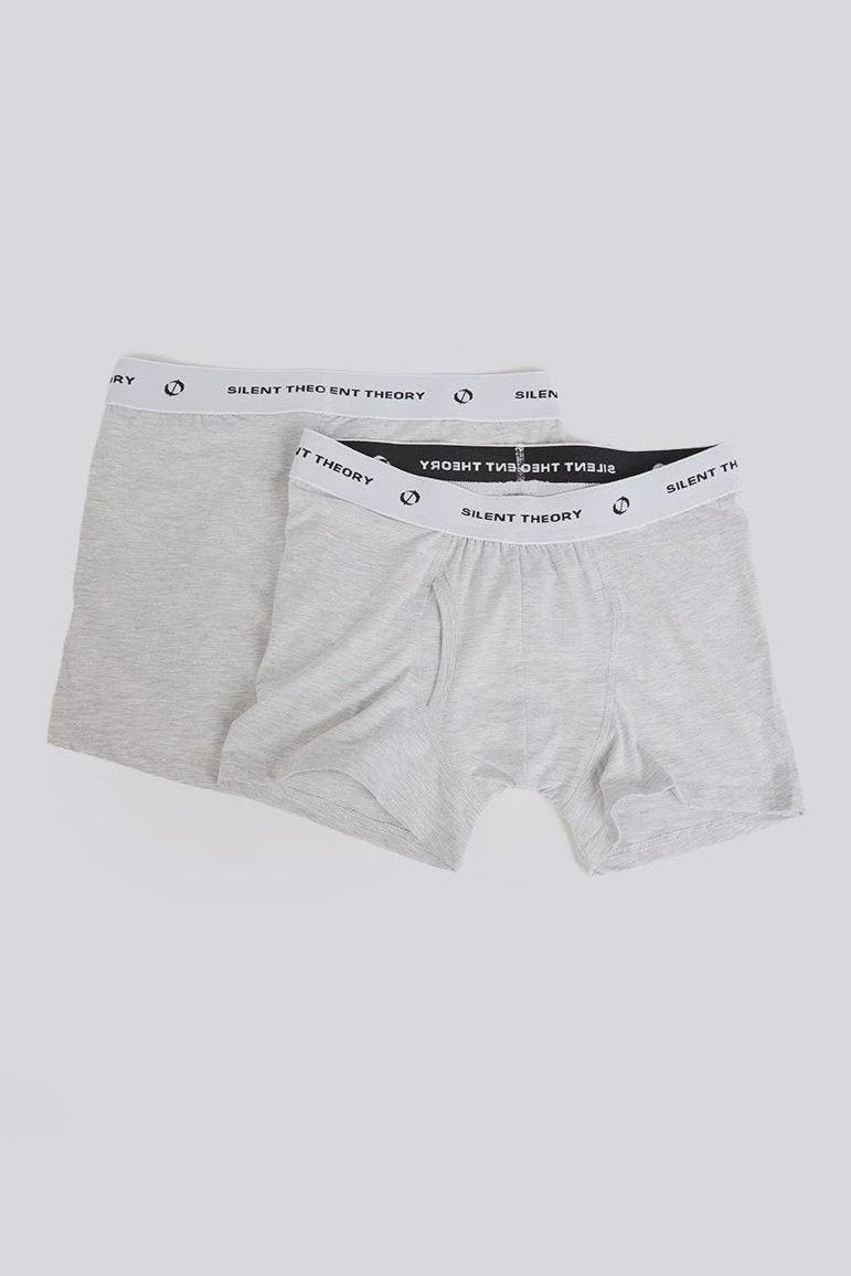 SILENT THEORY Trunks 2pk - Grey marle