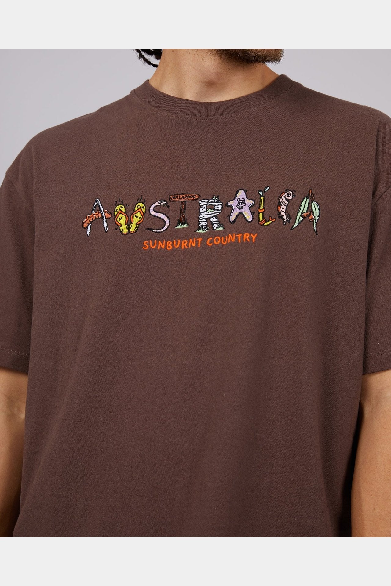 ST GOLIATH Australia tee - Brown