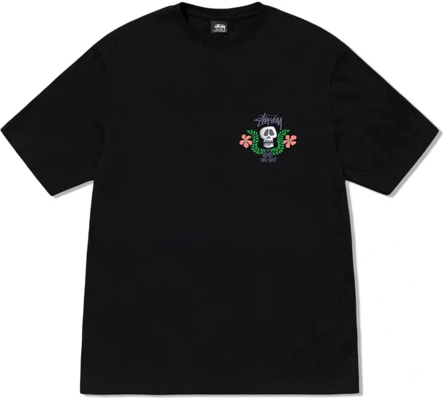 STUSSY Skull crest hw ss tee - Pigment black