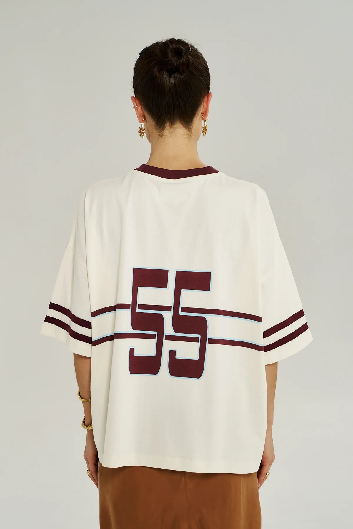 SUMMI SUMMI Bordeaux 55 tee - Vintage white