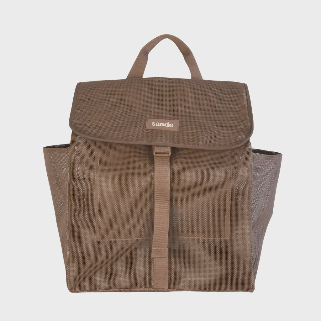 SANDE Beach Hauler™ Mesh Backpack - Espresso