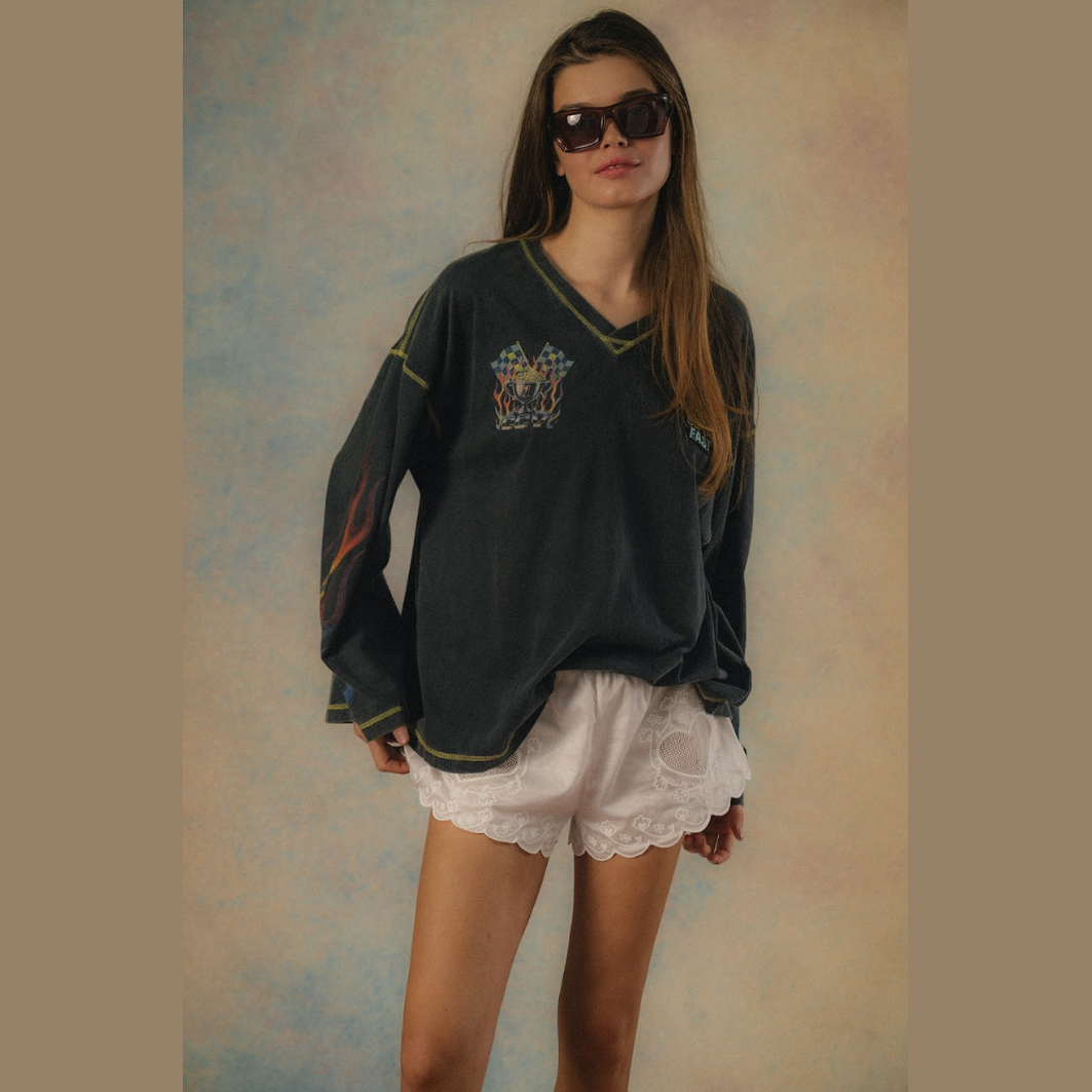 CIAO CIAO Ace LS Tee - Portofino