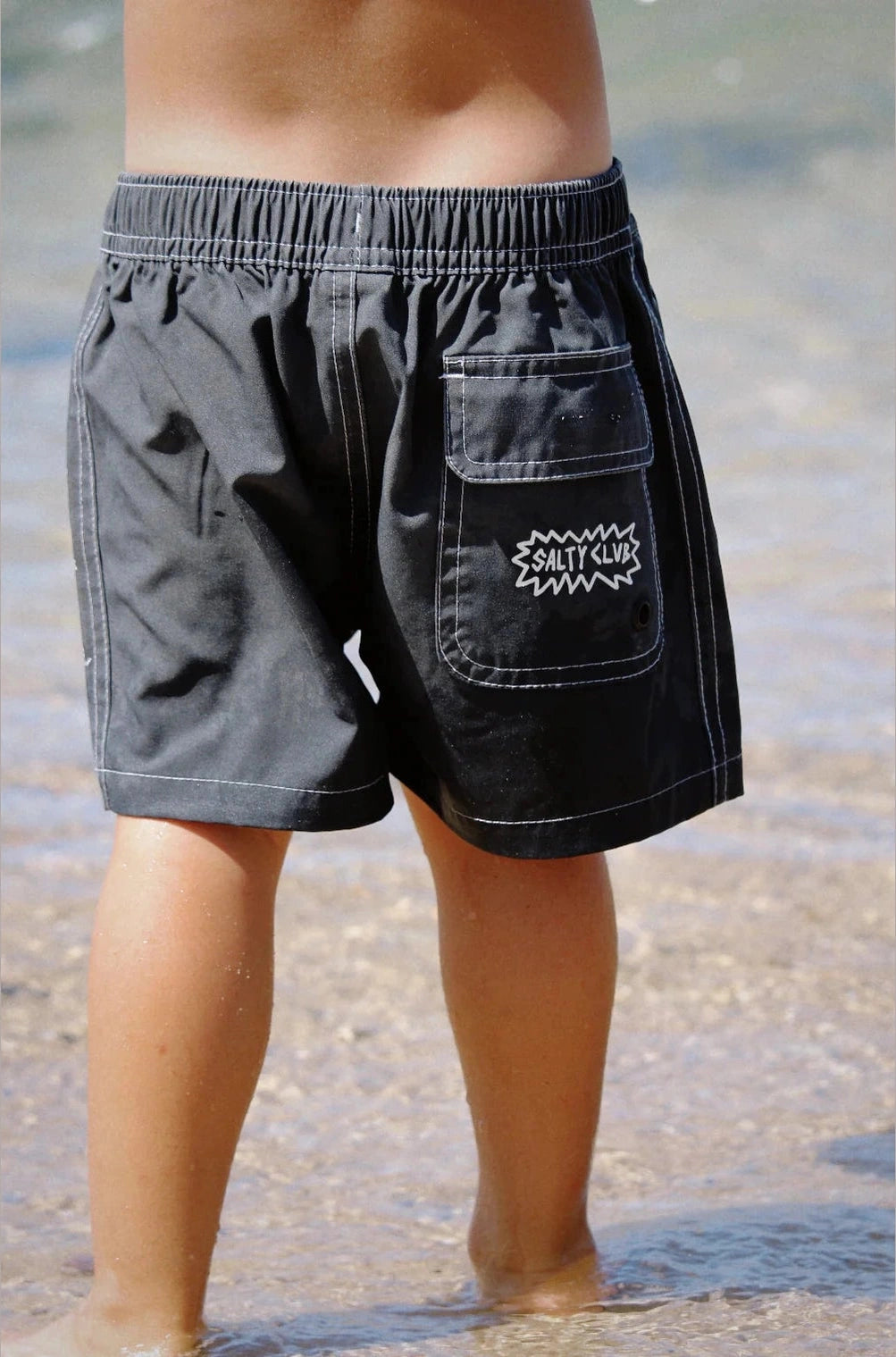 Olas - KERAMAS MINI BOARDSHORT - washed black