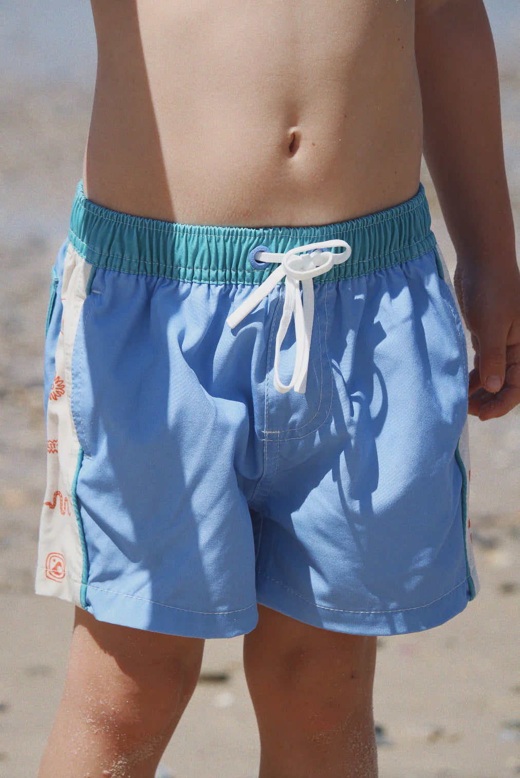 Olas - TWIN FIN MINI BOARDSHORT - Little boy blue