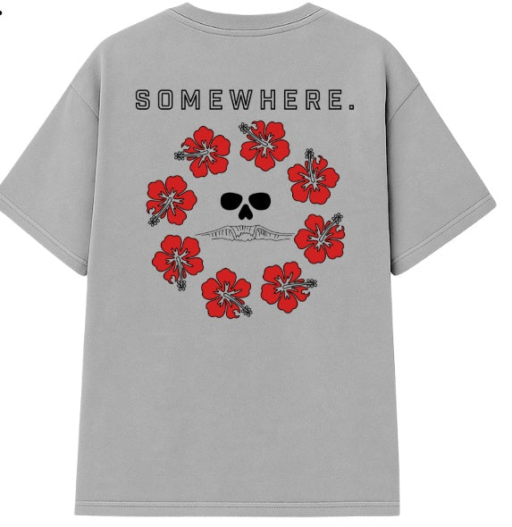 Somewhere Mini - Island Doom Tee - Grey
