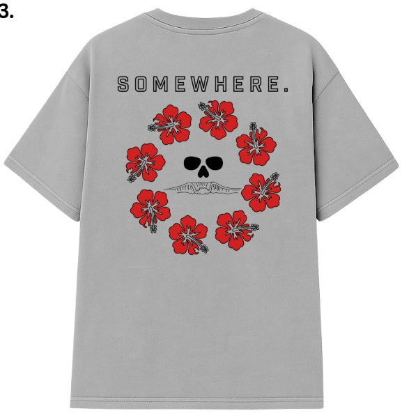 Somewhere - Island Doom Tee - Grey