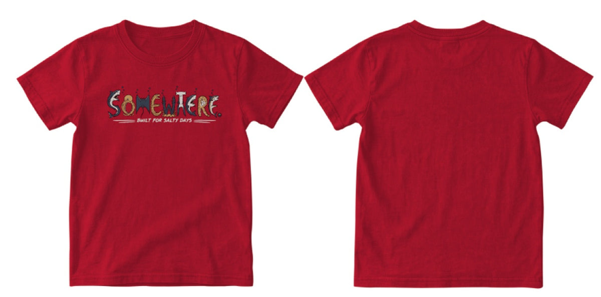 Somewhere Mini - Salty Days Tee - True Red
